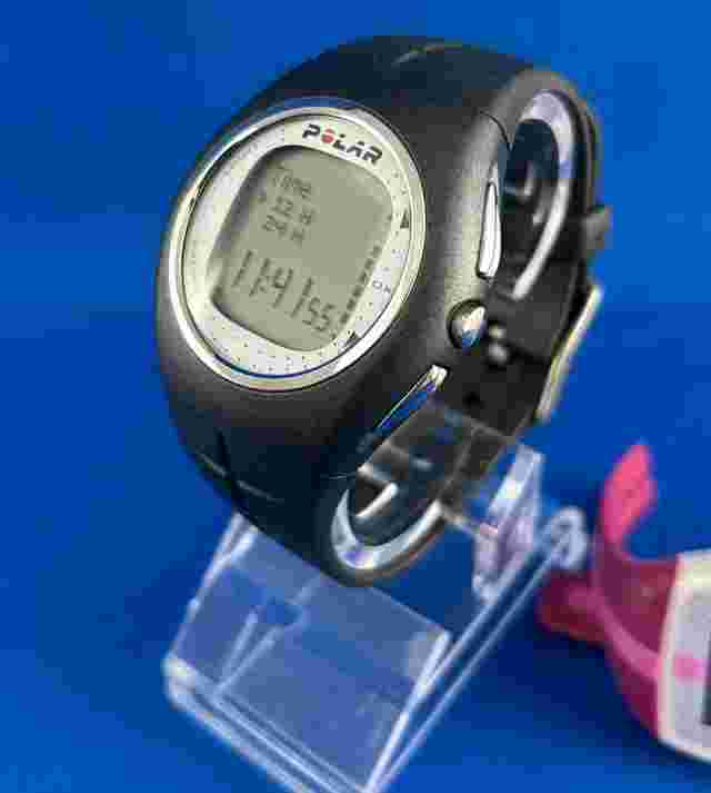 Two Watches! Polar Men’s Gray F11 and Women’s Pink FT4 Fitness Watches