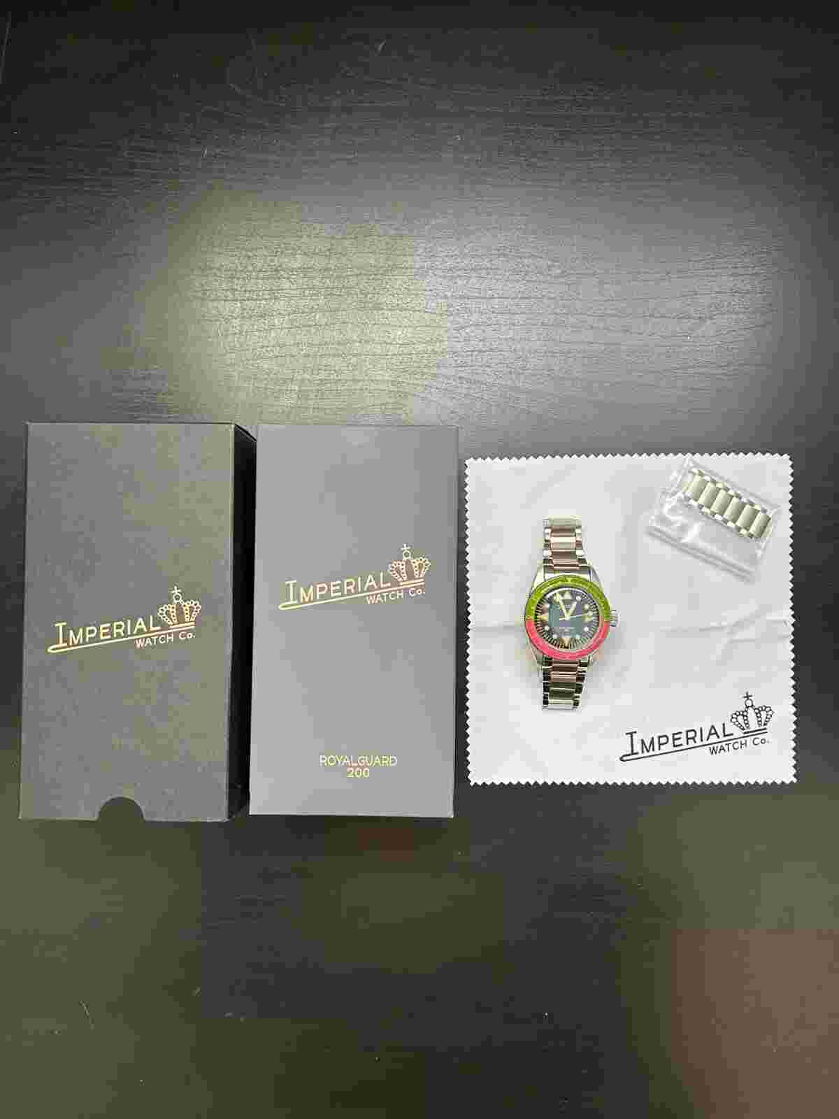 Imperial Watch Co. Royalguard 200 1 of 1 Watermelon Odokadolo