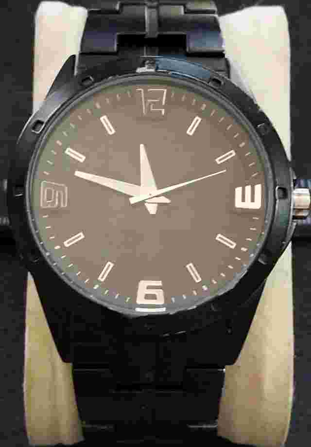 Zoo York Quartz Watch ZY1009/S60-11 Black Dial Black Bracelet Band