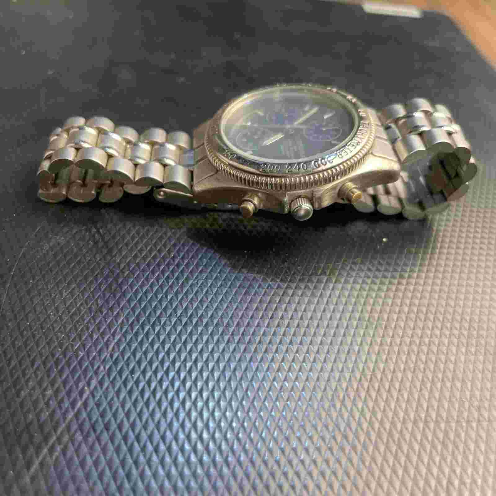 j springs By Seiko watch 3 ATM Water Resistant Chronograph Quartz Parts Only