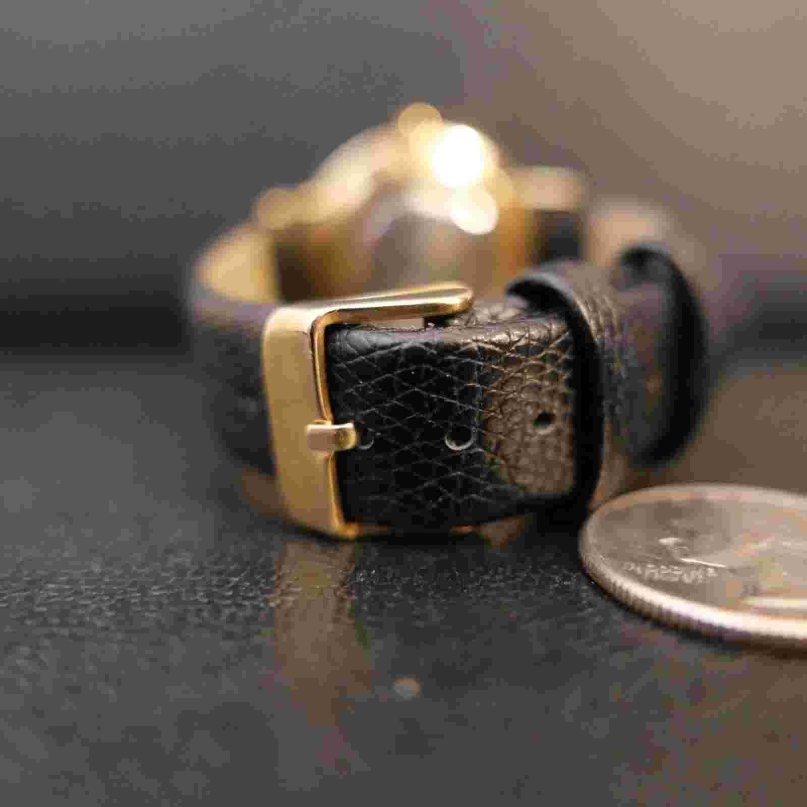 Men's H&M Quartz Watch Good Condition Black & Gold Tone Needs  Battery