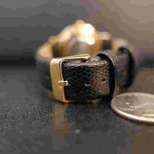 Men's H&M Quartz Watch Good Condition Black & Gold Tone Needs  Battery