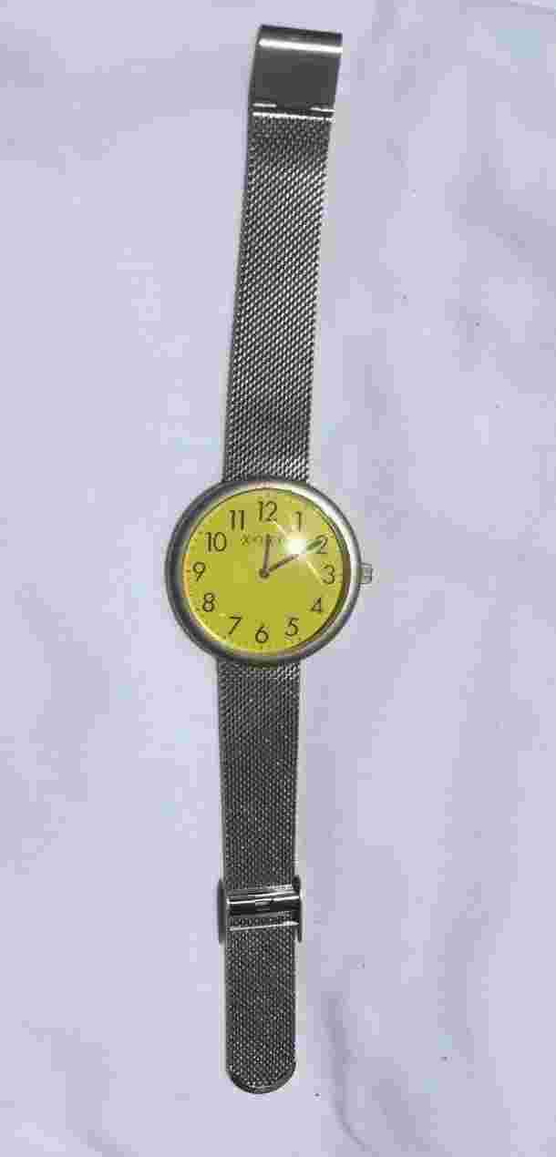 XOXO X-339 WATCH - YELLOW - (BATTERY TESTED -WORKING)