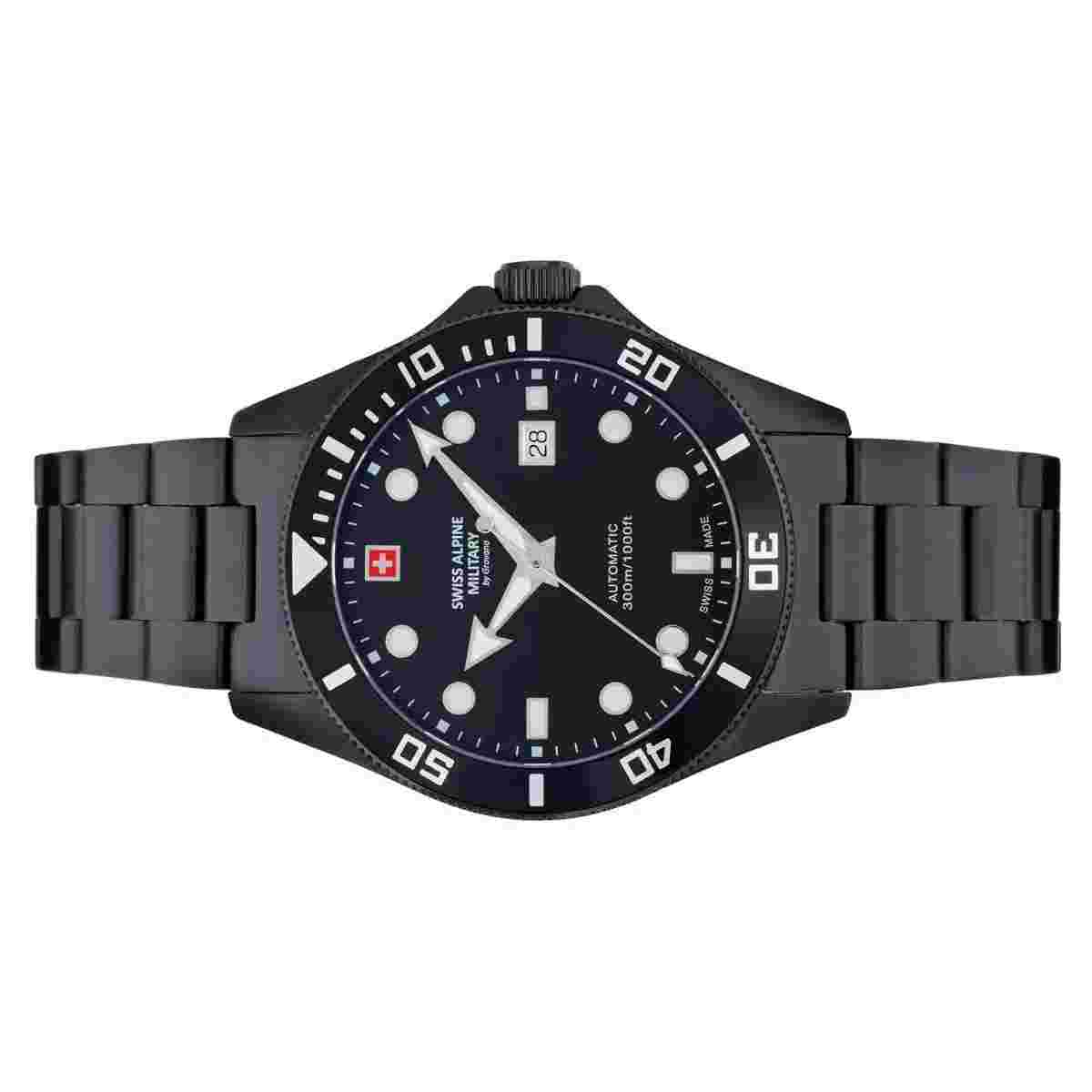 Swiss Alpine Military Men's Watch Analog Automatic 7095.2177SAM Stainless Steel