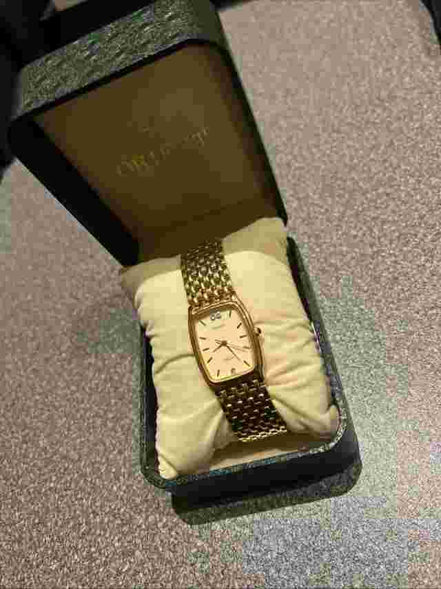 Rare Orient Chandor 22K Gold Plated Ladies Watch Boxed