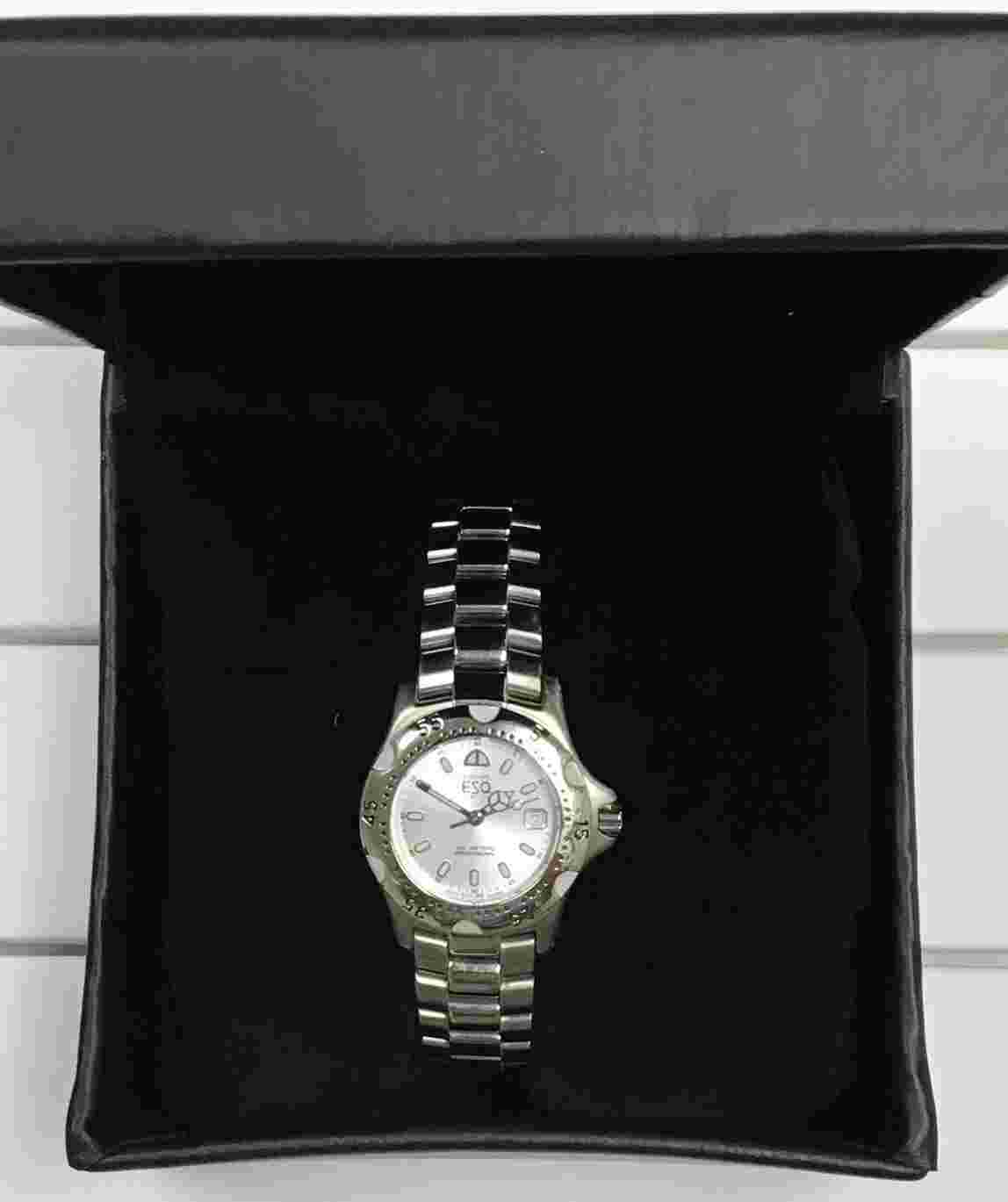 ESQ by Movado, Woman's Stainless Steel Bracelet Watch with Date