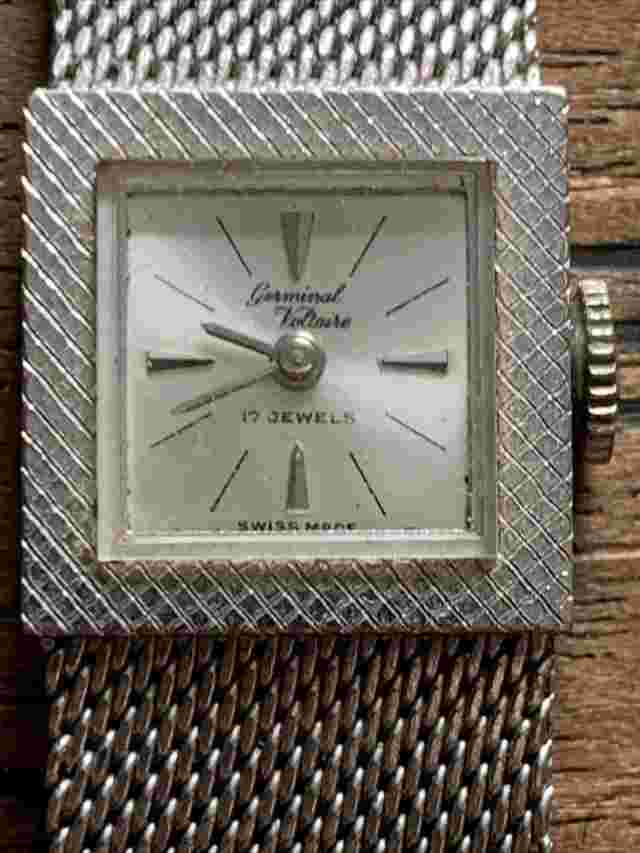Germinal Voltaire Ladies Watch Herringbone Mesh Strap