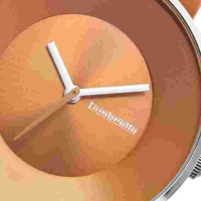 New Classic LAMBRETTA Cielo 100% leather strap Watch tan brown 2201tan