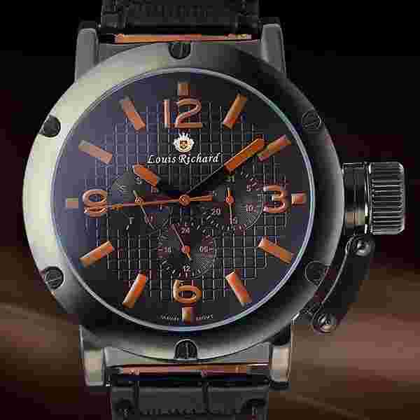 Louis Richard Kinnaird Multi-Function Mens Watch / MSRP $799.00 ( 4 COLORS )