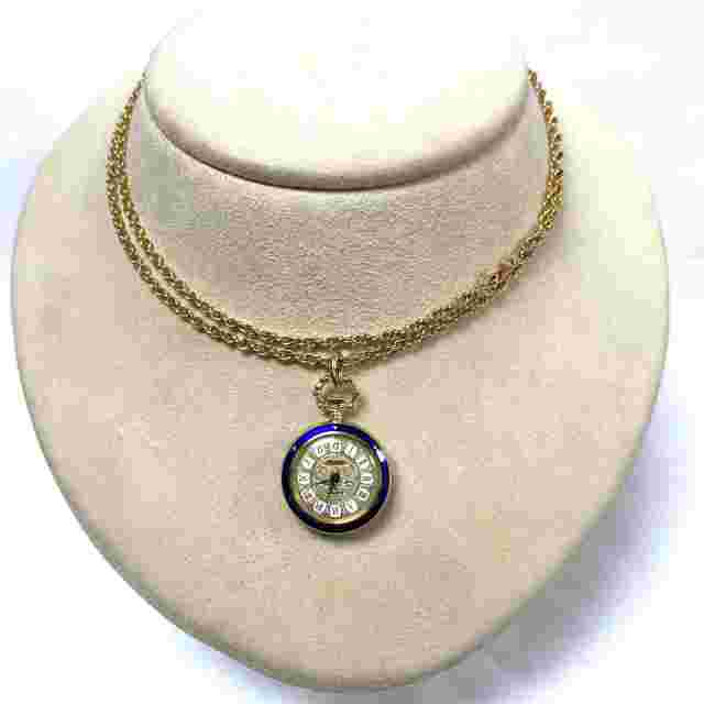 u524 Vintage Pedre Swiss Mechanical 17J Nurses Pendant Watch on 26" Chain