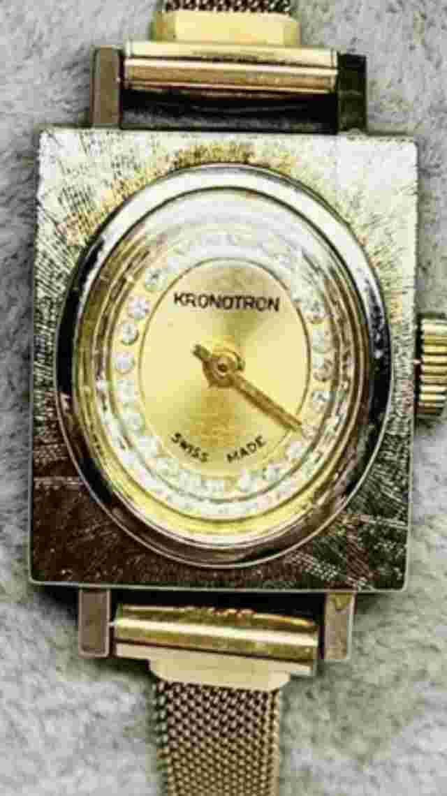 Vintage Alfex Ltd. Swiss Kronotron Gold Filled Ladies Mechanical Watch VERY RARE