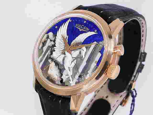 Vulcain 50s Presidents
                           
                                 Cloisonné Pegasus 200550.318L 18k Rose Gold