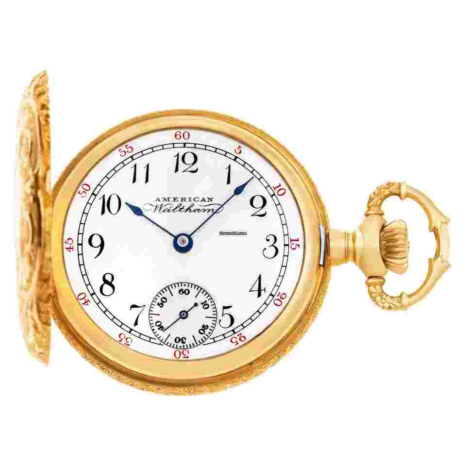 Waltham
                           
                                 pocket watch 5076629 14k 30mm watch
