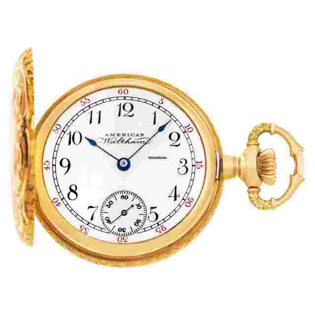 Waltham
                           
                                 pocket watch 5076629 14k 30mm watch