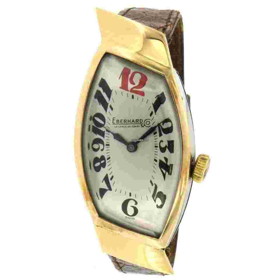 Eberhard & Co.
                           
                                 Asymmetrical Silver and 18K Yellow gold