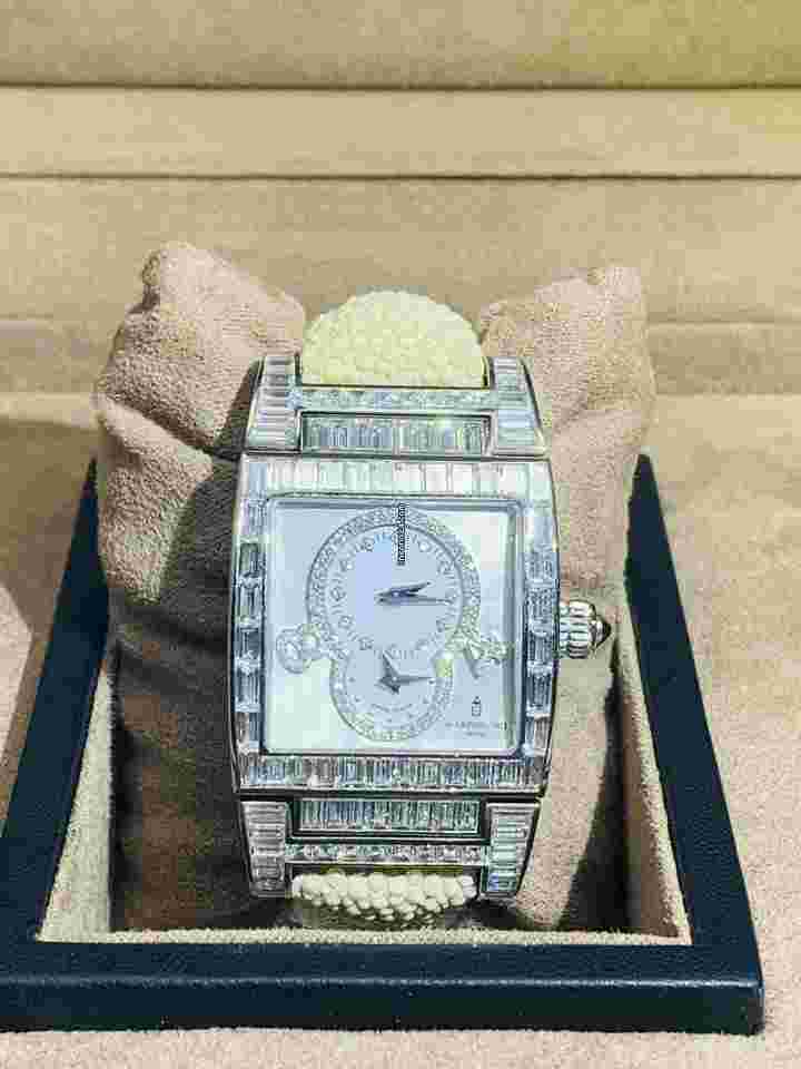 De Grisogono
Instrumentino UNO 18K White Gold and Baguette Diamond-Set Automatic Ref. I-S24D/AT