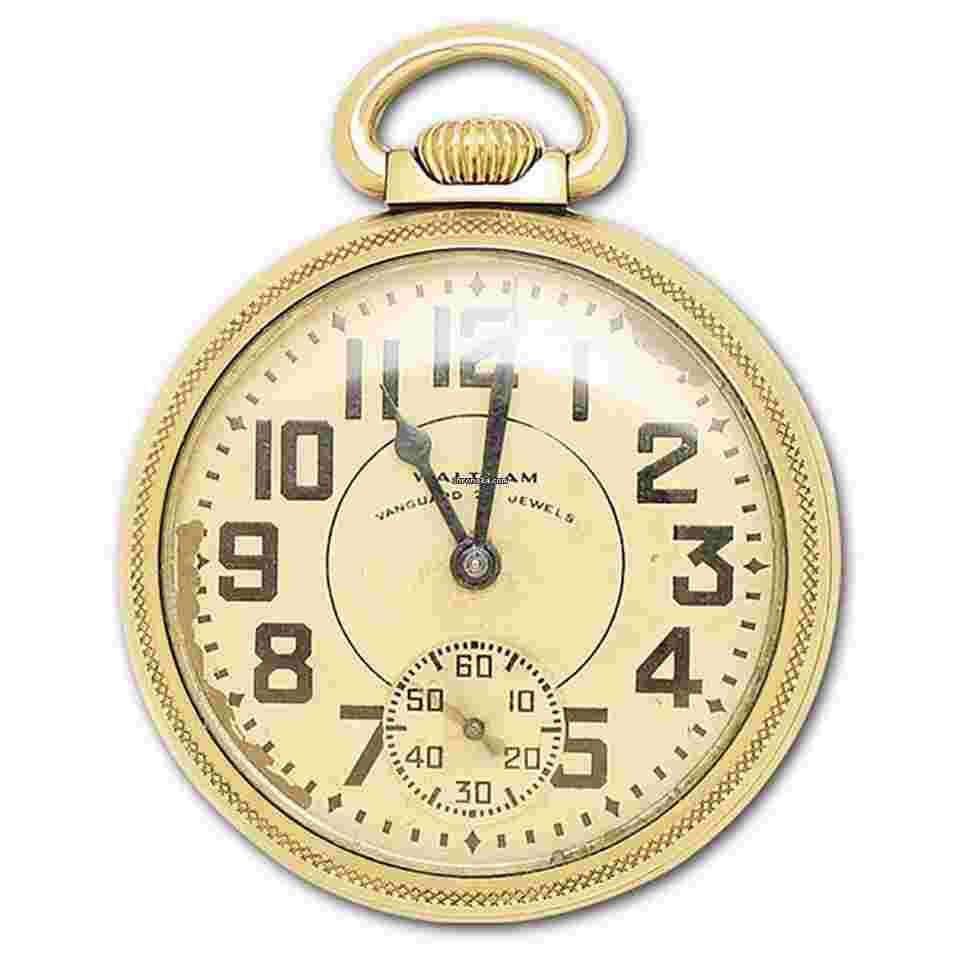 Waltham
                           
                                 pocket watch 10K Gold Fill 50mm watch