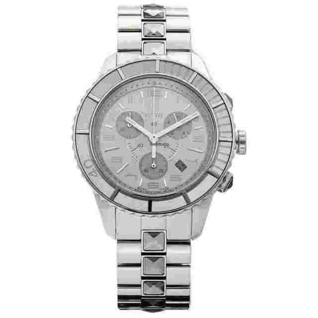 Dior
                           
                                 CD114312 Crystal Chronograph 38mm Steel Silver Quartz