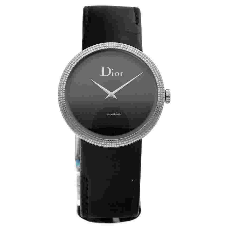 Dior
CD042110 Steel Black/Black Leather 33mm Quartz Women's Watch