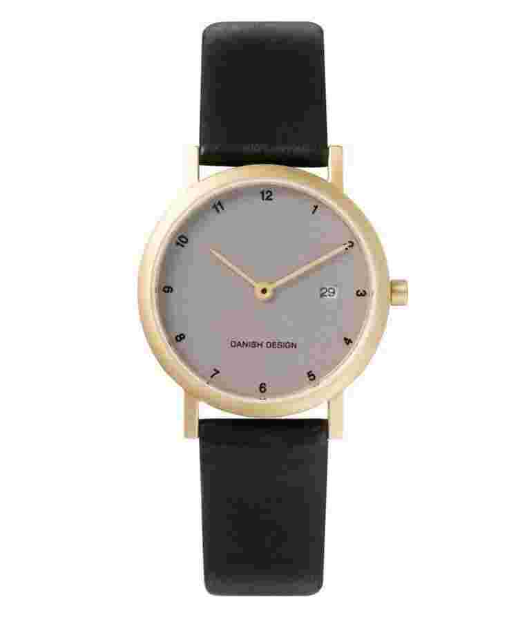 Danish Design IV15Q272 Silver Dial Titanium Quartz Leather Classic Women's Watch