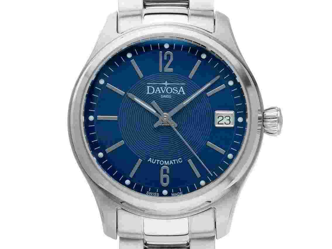 Davosa
                           
                                 Newton Lady Stahl Automatik Armband Stahl 34mm Box&Pap. Full Set Neu