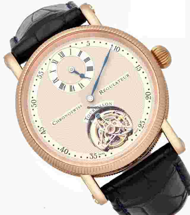 Chronoswiss Régulateur
                           
                                 Tourbillon Regulateur CH3121 18k Yellow Gold