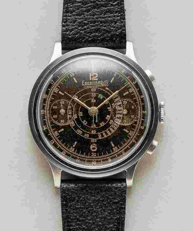 Eberhard & Co.
                           
                                 40mm Step-case Chronograph Tropical Gilt Dial