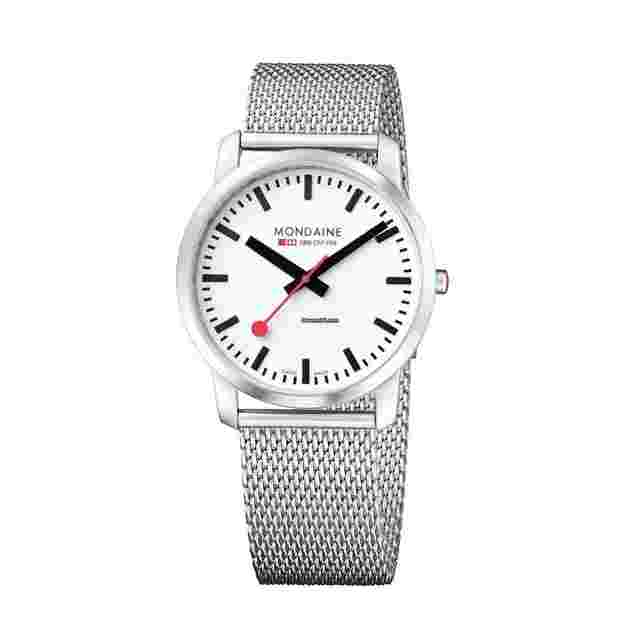 Mondaine Simply Elegant
                           
                                 A638.30350.16SBM Simply Elegant Stainless Mesh Men's Watch