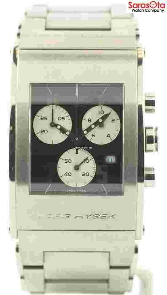 Jorg Hysek
                           
                                 K102.0635 Chronograph Stainless Steel Quartz Rectangle Men's Watch