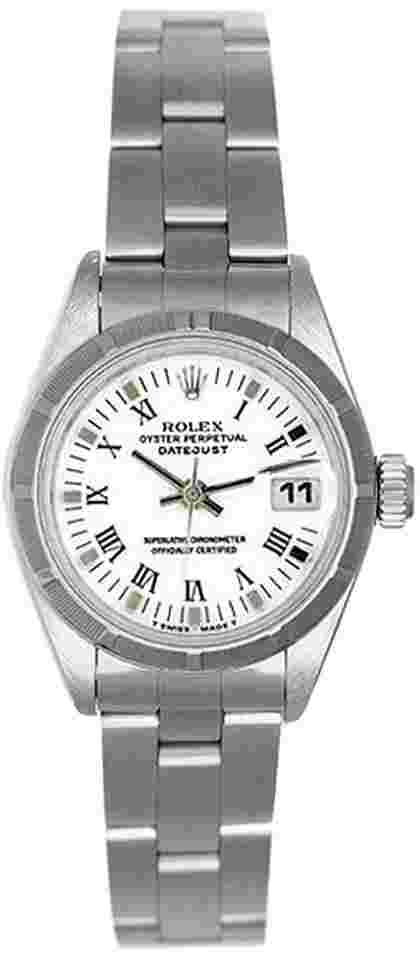 Rolex Oyster Perpetual Lady Date
                           
                                 Ladies Watch 69240 White Roman Dial