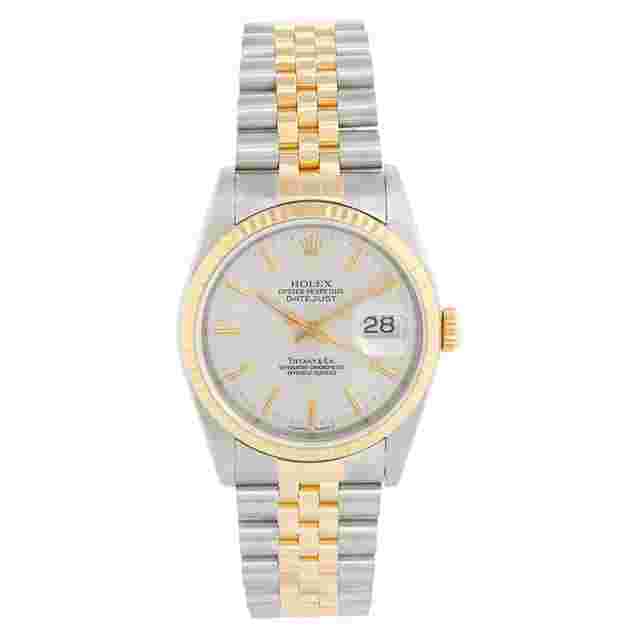 Rolex Datejust 36
                           
                                 Men's 2-Tone Tiffany Dial Watch 16233
