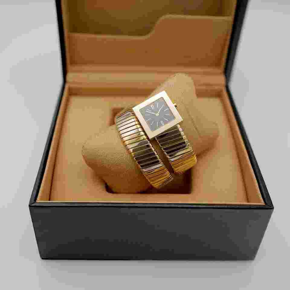 Bulgari Bvlgari Tubogas Tri color Snake..Serpenti