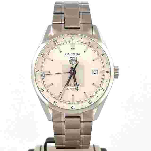 TAG Heuer Carrera Calibre 7
                           
                                 WV2116-0 Twin-Time GMT Full Steel Mint