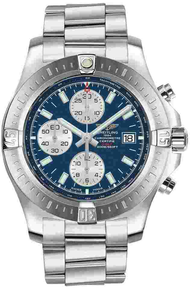 Breitling Colt Chronograph Automatic
                           
                                 'Chronometre Bleu' Steel with Mariner Blue Dial A1338811/C914