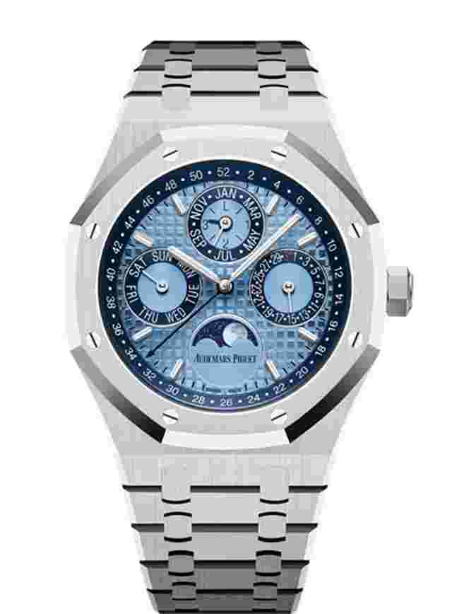 Audemars Piguet Royal Oak Perpetual Calendar
                           
                                 Platinum Blue Dial 26574PT 2019 New