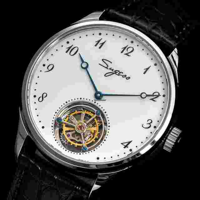Sea-Gull
                           
                                 Sugess Tourbillon Master Enamel Dial Seagull ST8230 Tourbillon Movement Watch SU8230SW