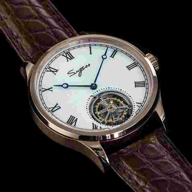 Sea-Gull
                           
                                 Sugess Tourbillon Master Enamel Dial Seagull ST8230 Tourbillon Movement Watch SU8230RGW