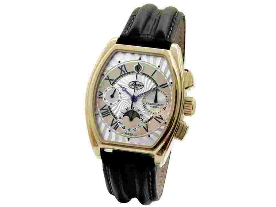 Poljot 31679 Buran VM Chronograph Tonneau Moon Phase 2866536
