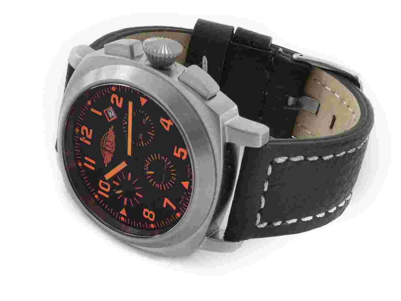 Poljot Russian Chronograph Poljot Vodolaz MC 31681/01731168S Black