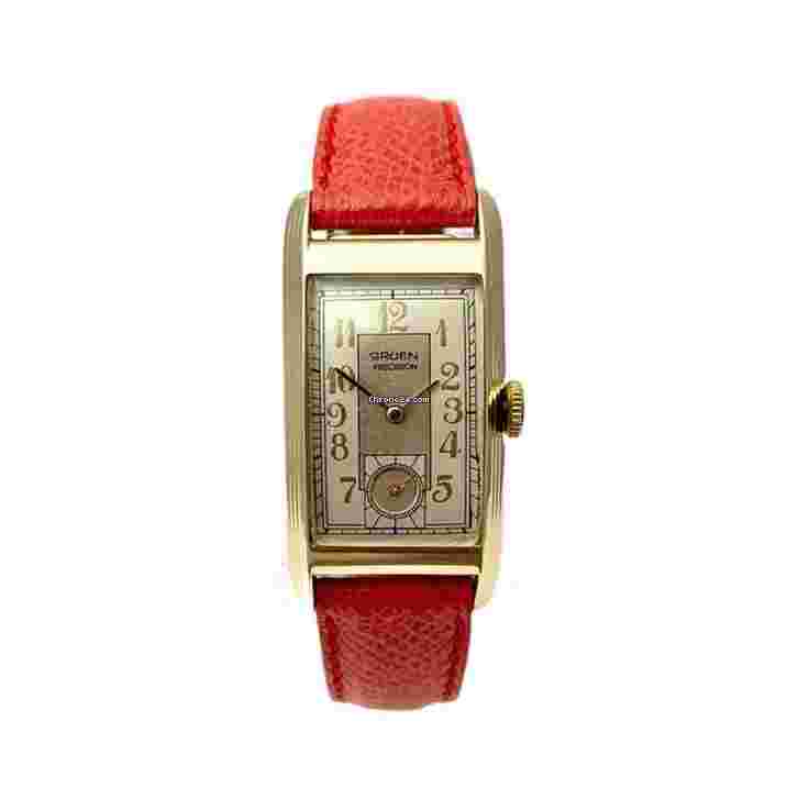 Gruen Precision
                           
                                 Vintage Uhr 14 Karat Gelbgold
