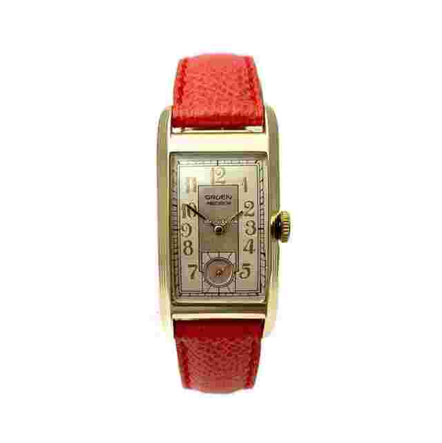 Gruen Precision
                           
                                 Vintage Uhr 14 Karat Gelbgold