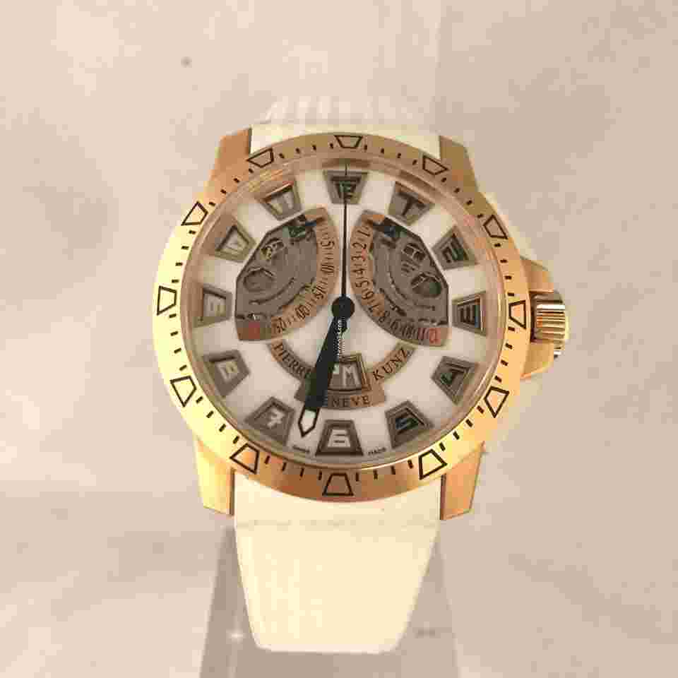 Pierre Kunz
                           
                                 Sport 403 Rose Gold White Dial on Rubber Strap
