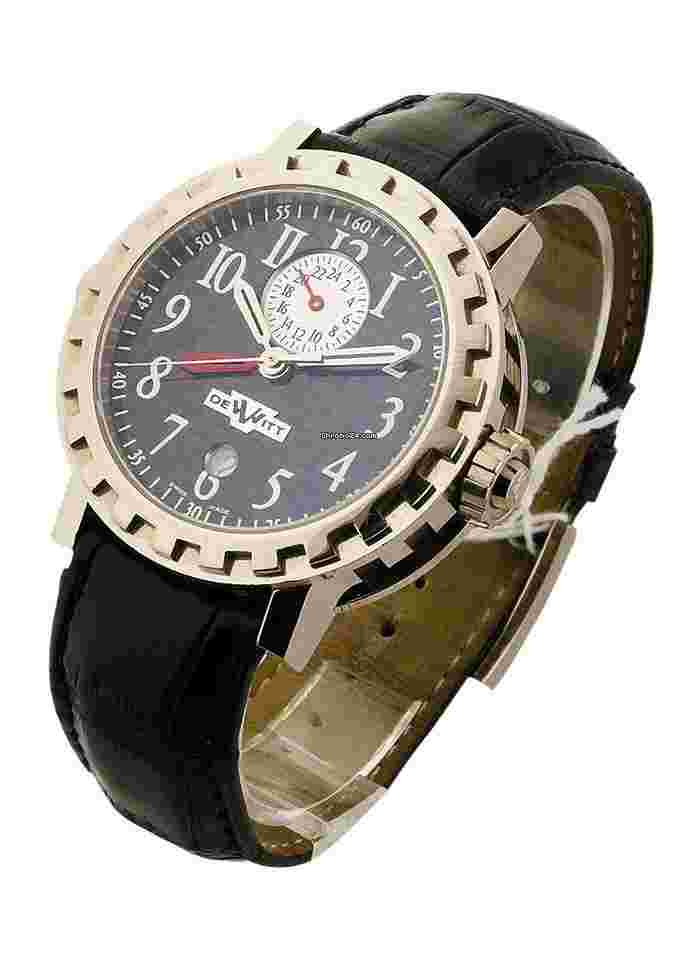 Dewitt Academia
Double Fusea - Dual Time White Gold on Strap - Limited to 99pcs