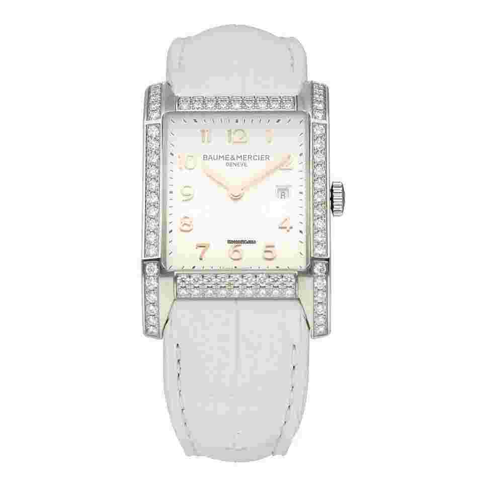 Baume & Mercier Hampton
M0A10025 Diamonds Rectangle Steel Quartz Ladies Watch