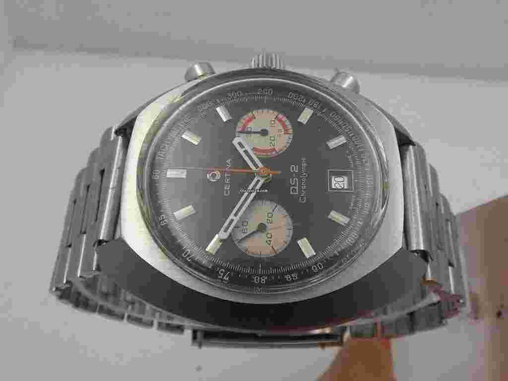 Certina DS-2
                           
                                 Turtle Chronolympic 42,5 mm 8601-300 Stainless Steel Bracelet Manual YEARS '70s