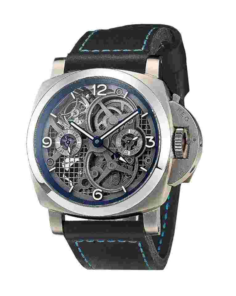 Panerai
                           
                                 Lo Scienziato Luminor 1950 Tourbillon GMT Titanio