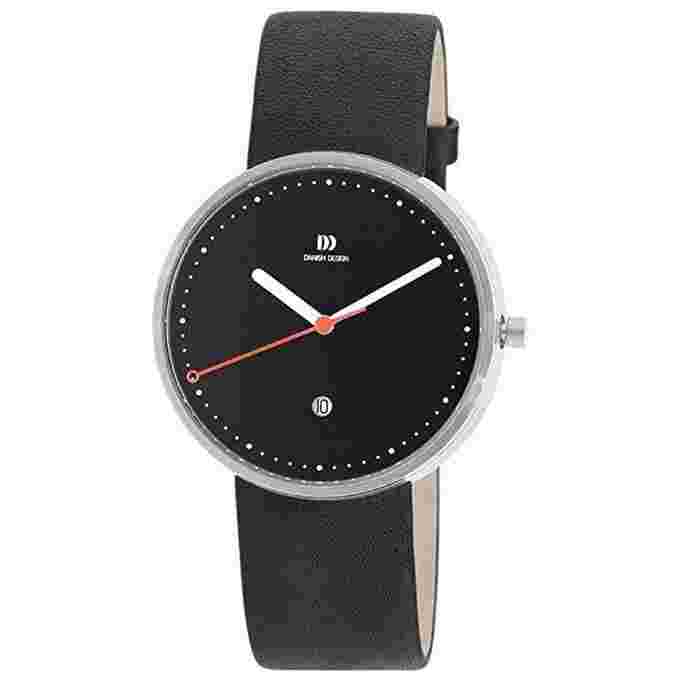 Danish Design IQ13Q723 Black Dial Steel Quartz Leather Classic Men's Watch