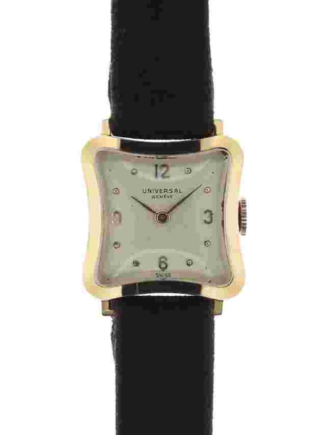 Universal NOS Cal. 216 18 k Rose Gold 1950s 