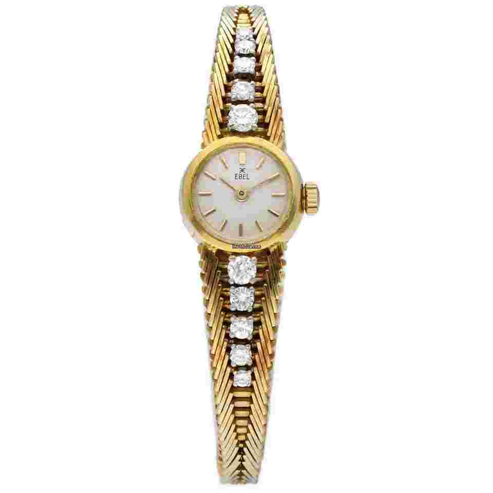 Ebel
Vintage Ebel 18k Yellow Solid Gold Petite Diamonds Manual Wind Women's Watch