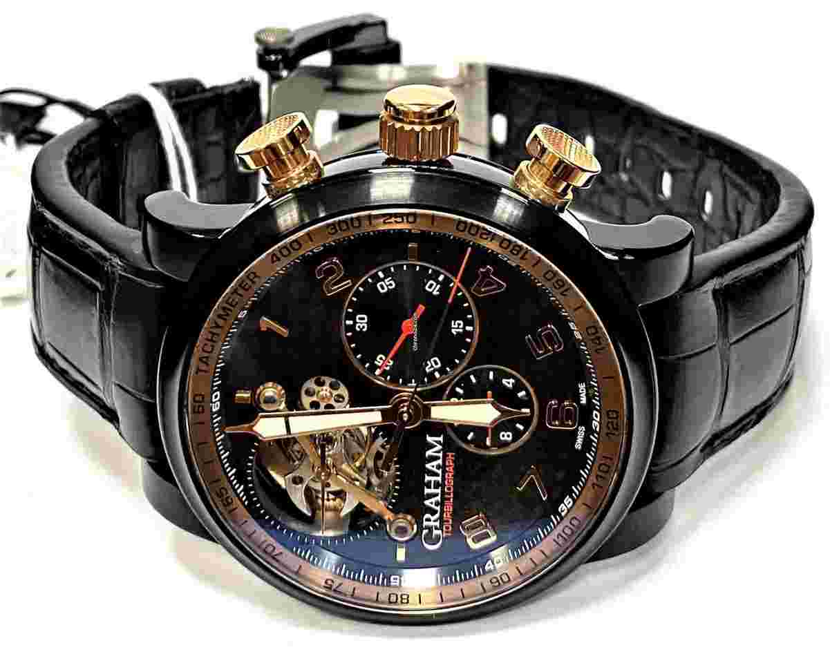 Graham Silverstone
                           
                                 Tourbillograph 18K Rose Gold 2TSAZ.B03A
